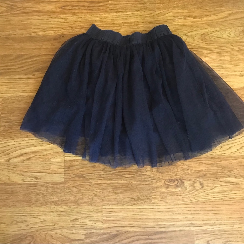 Glittery Blue Kids Tulle Skirt